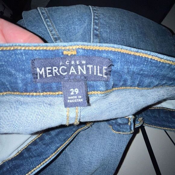 J. Crew Mercantile distressed blue jeans 29 - Picture 4 of 5